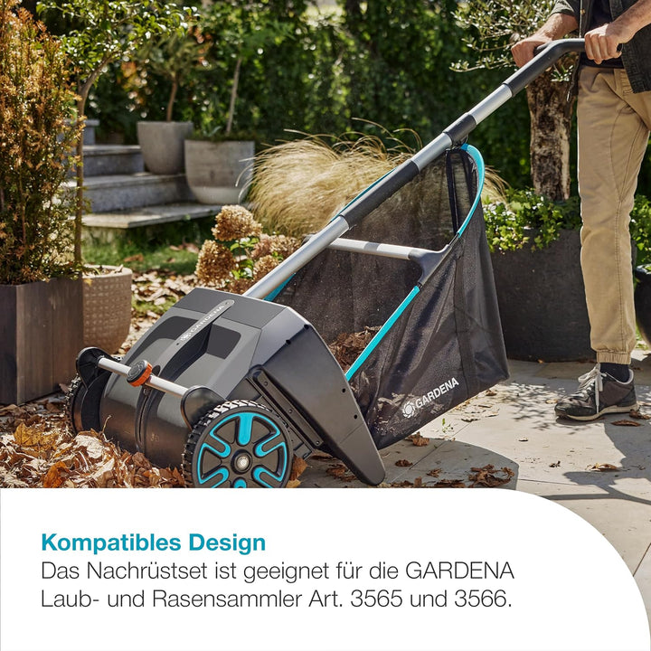 Gardena Nachrüstset für Laub- und Rasensammler Garden Helpers: Effektives Sammeln von Laub auf Terra