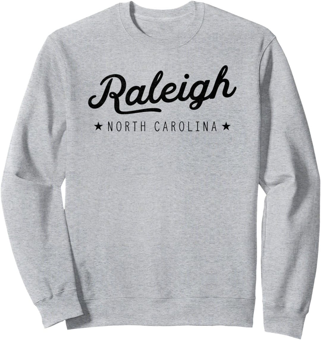 Classic Retro Vintage Raleigh North Carolina USA Souvenir Sweatshirt