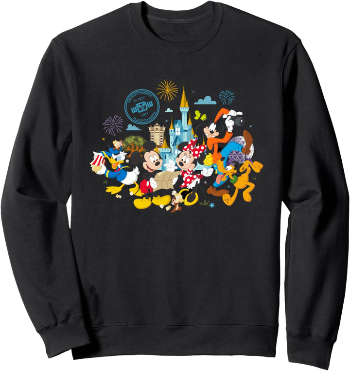 Walt Disney World 50th Anniversary Mickey and Friends Sweatshirt