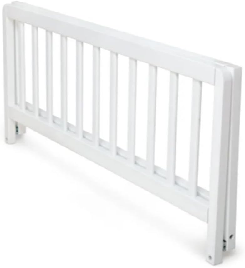 Safetots Holzbettschutz, Weiss, 38cm hoch x 110cm breit, Bettgitter, Sicheres Kinderbettgeländer, Vo
