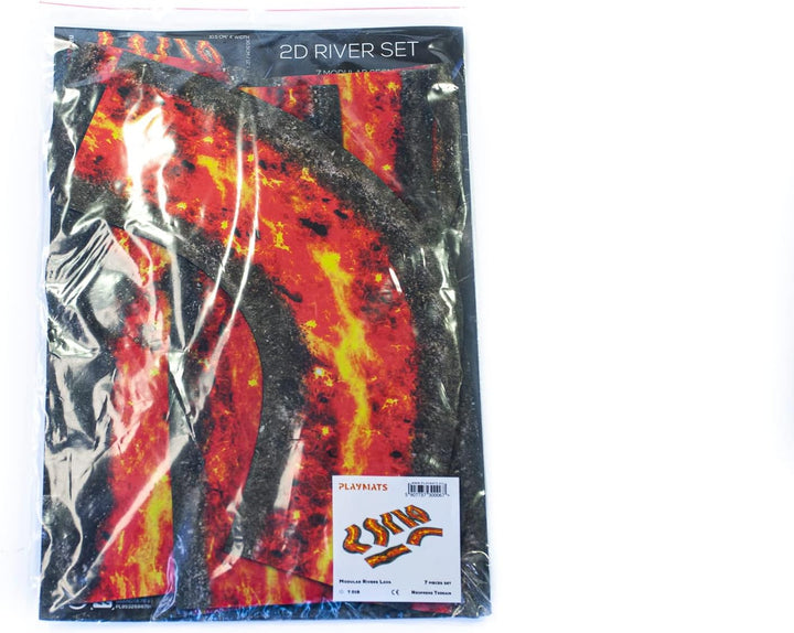 2D modulares Fluss-Set für Warmachine & Hordes, Warhammer Age of Sigmar, Warhammer 40k, Star Wars Le