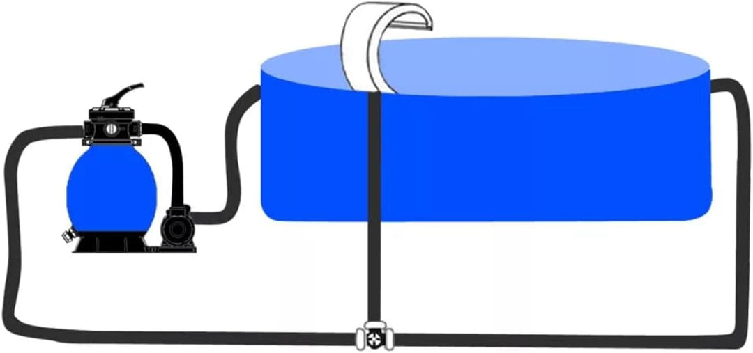 Pool-Wasserfall mit LEDs Edelstahl 30x60x45 cm Poolzubehör 48086