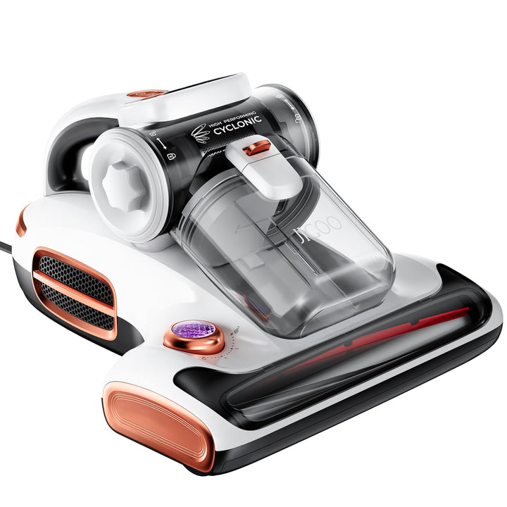 JIGOO T600 Milbensauger für matratzen mit UV-Licht & Vibration, 700W 15kpa Antimilben-Staubsauger en