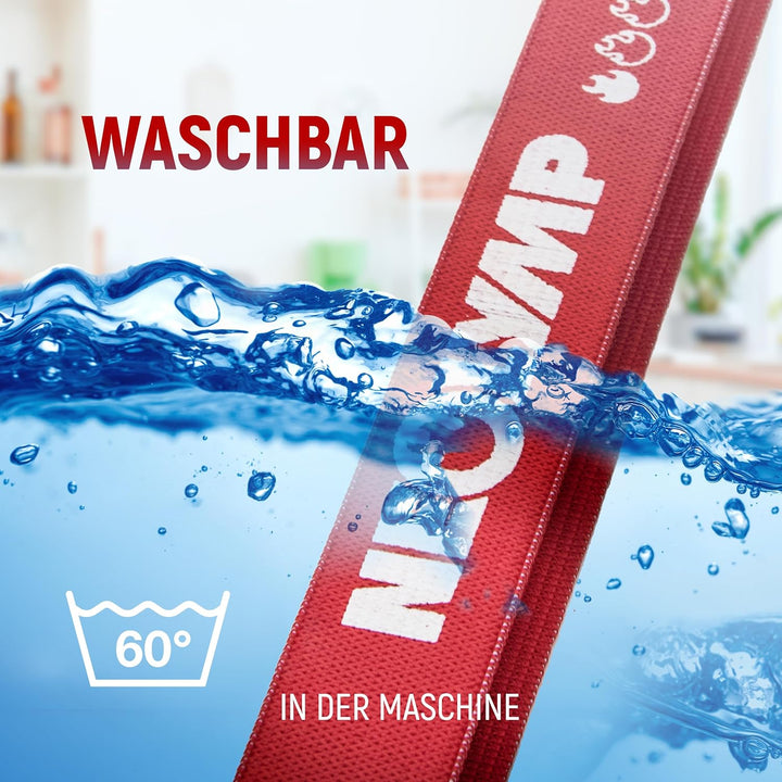 NEOLYMP Premium Fitnessbänder aus Baumwolle – Nachhaltige, waschbare Resistance Bands mit über 100 T