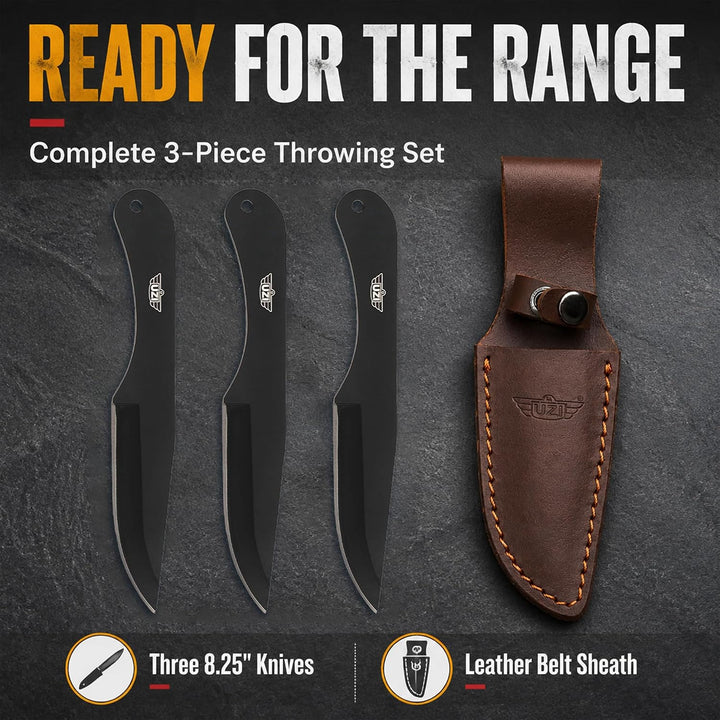 Uzi Uzi Three Piece Throwing Knife Set