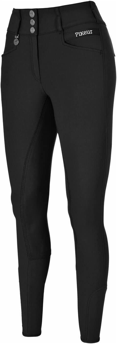 PIKEUR Damen Softshell Vollbesatz Reithose CANDELA CO mit McCrown Besatz