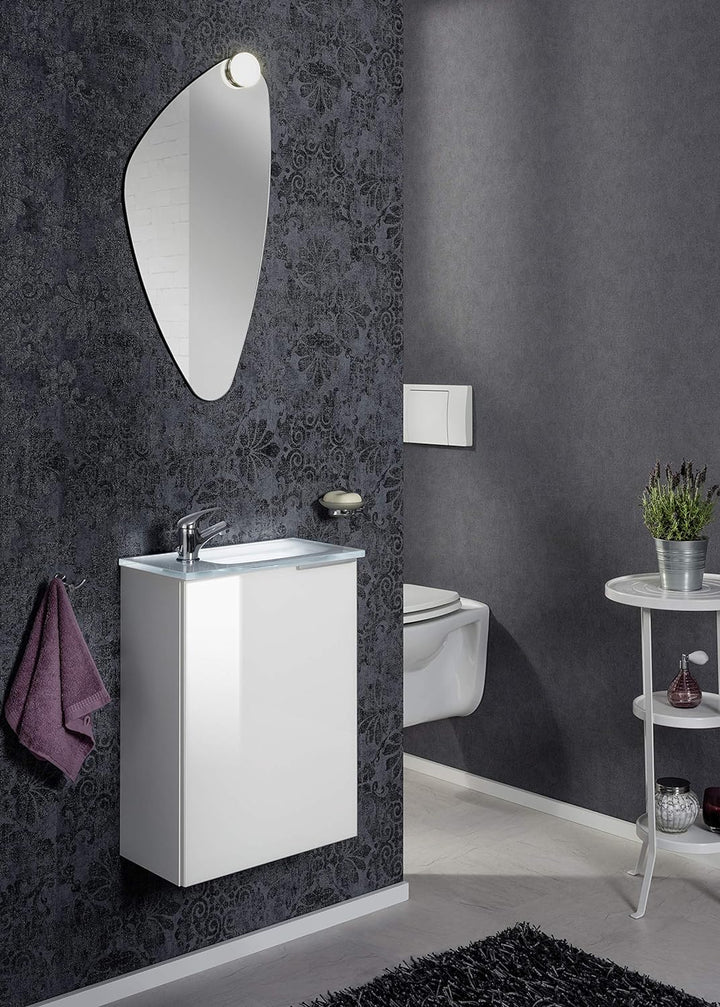 FACKELMANN Spiegel Organic Mirrors/Wandspiegel mit Befestigung/Masse (B x H x T): ca. 41 x 76 x 2 cm