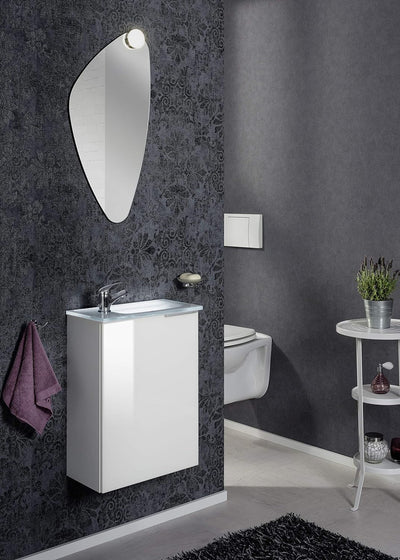 FACKELMANN Spiegel Organic Mirrors/Wandspiegel mit Befestigung/Masse (B x H x T): ca. 41 x 76 x 2 cm