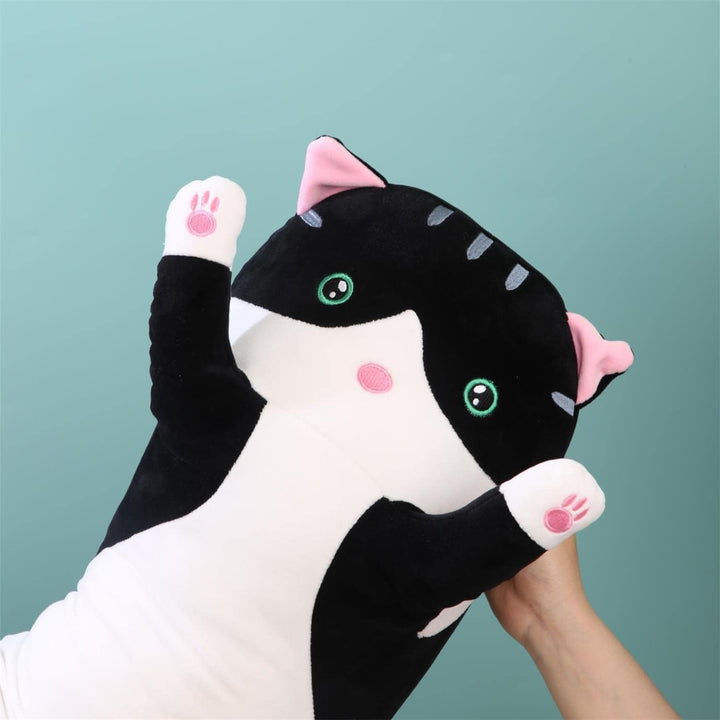 Kekeso Stofftiere Katzen Kissen Lange Kätzchen Süsse Plüschtier Katze Kuscheltier Kawaii Plüsch Sofa
