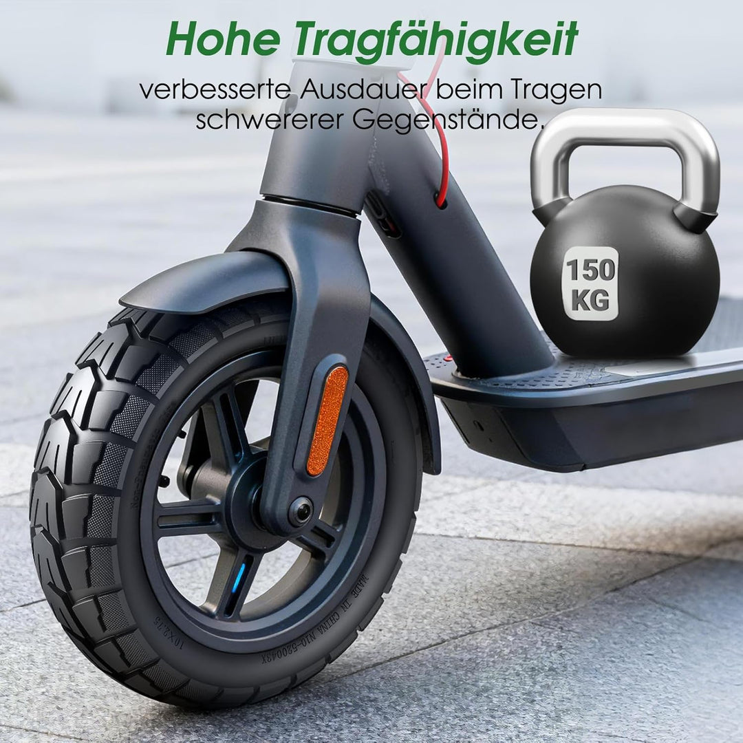 COASTA 10x2.75 Solid Scooter Reifen,70/65-6.5 Vollgummireifen für Elektroroller 10x2.70 Ersatzreifen