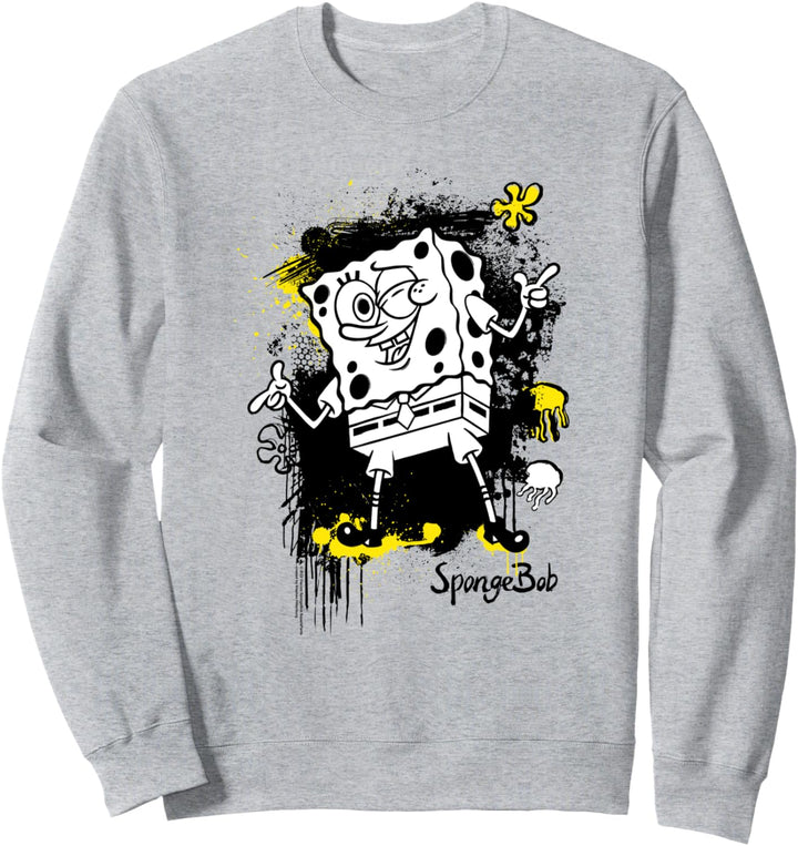SpongeBob SquarePants Ink Splatter Sweatshirt