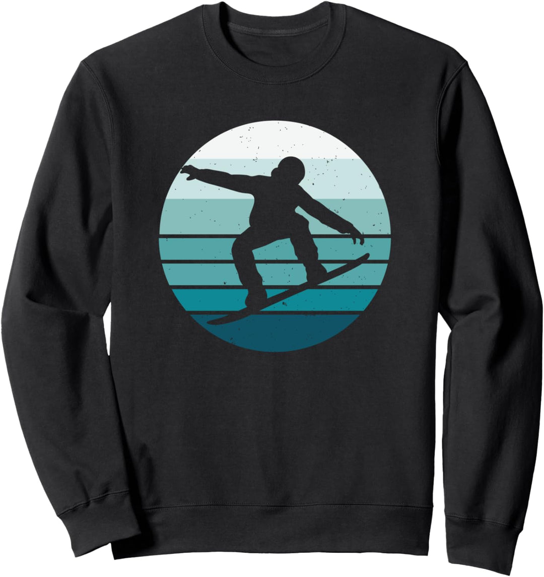 Vintage Snowboarder Geschenk Snowboarder Snowboad Sweatshirt