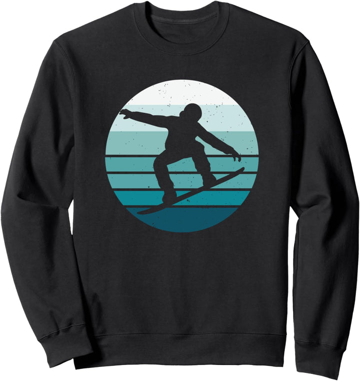 Vintage Snowboarder Geschenk Snowboarder Snowboad Sweatshirt