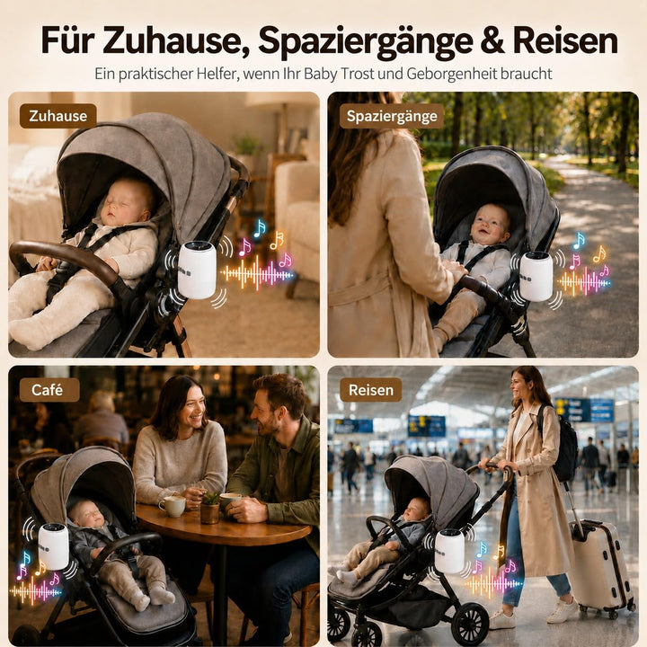 Kinderwagen Schaukler Baby, Automatischer Kinderwagen Rocker mit 5 Schaukelstufen &amp; 10 Beruhigungsge