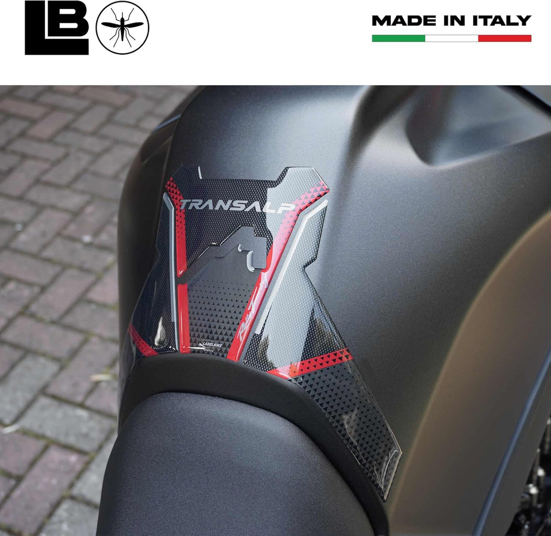 labelbike - Tankpad Aufkleber aus 3D-Harz Dekoration und Schutz des Motorradtanks kompatibel mit Hon