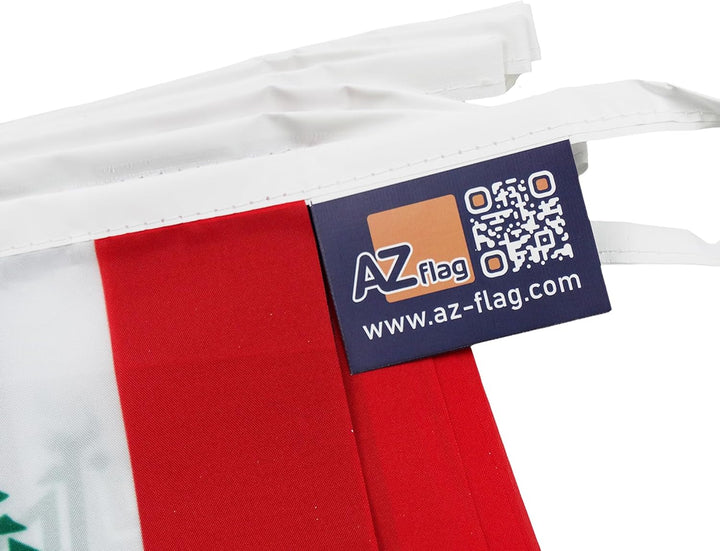 AZ FLAG FAHNENKETTE IRAK 12 Meter mit 20 flaggen 45x30cm- IRAKISCHE Girlande Flaggenkette 30 x 45 cm