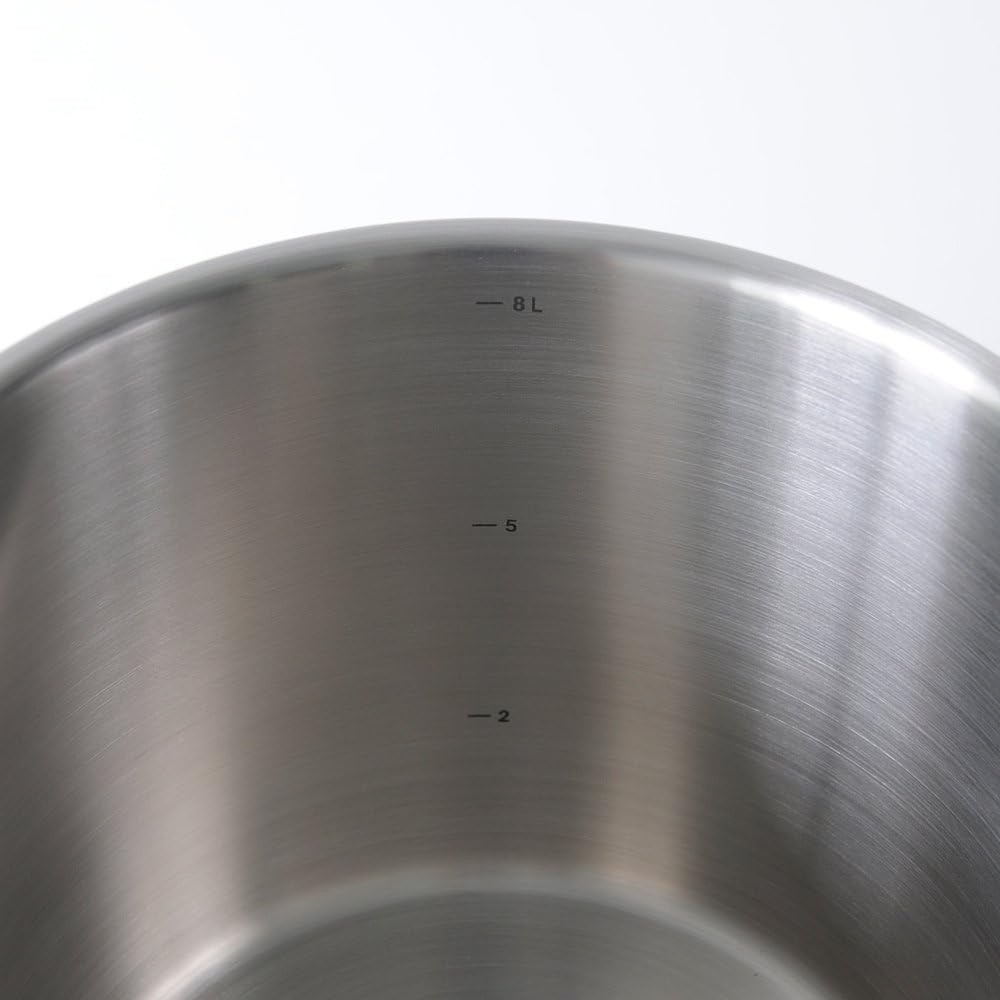 Alessi "POTS & PANS" Topf aus Edelstahl, Silber 24 cm, 24 cm