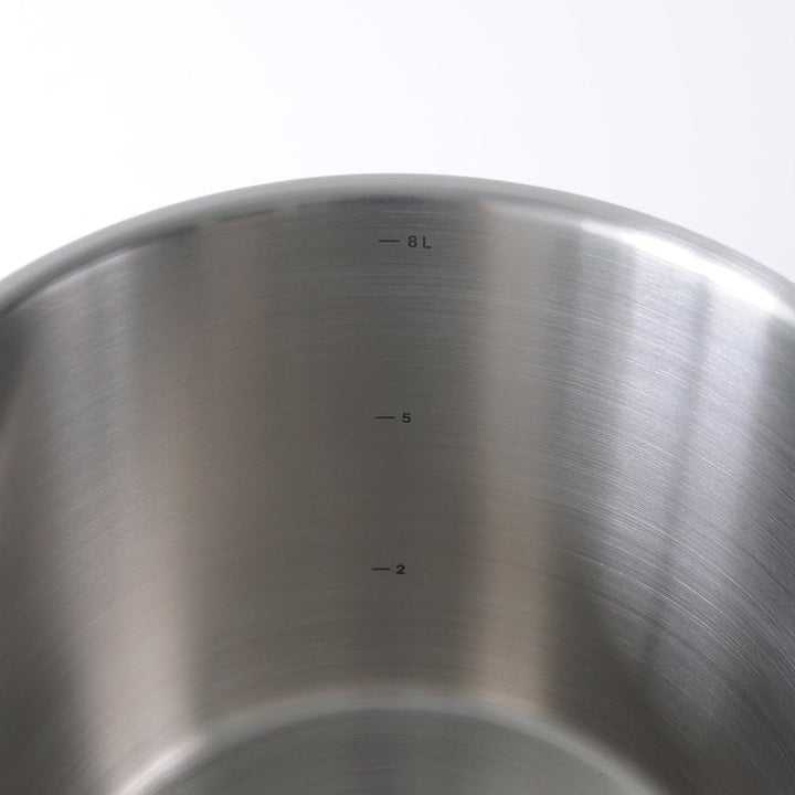 Alessi "POTS & PANS" Topf aus Edelstahl, Silber 24 cm, 24 cm