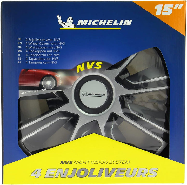 MICHELIN 009114 Felgensatz, 4 Stück, 15 Zoll, NVS 49, zweifarbig, 15 Zoll