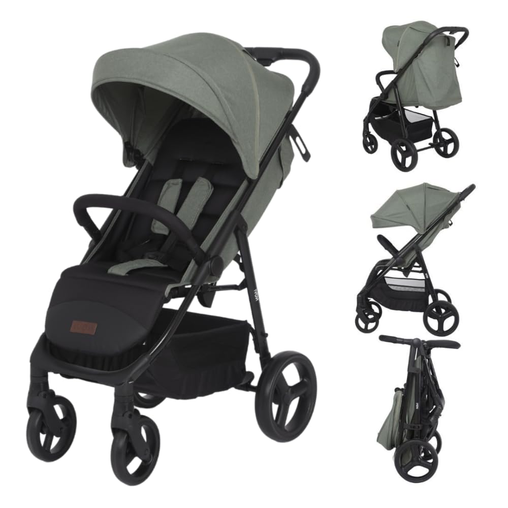 Novi Baby® Grande Go Buggy, buggy von Geburt bis 22 kg, Zusammenklappen mit einer Hand, Liegepositio