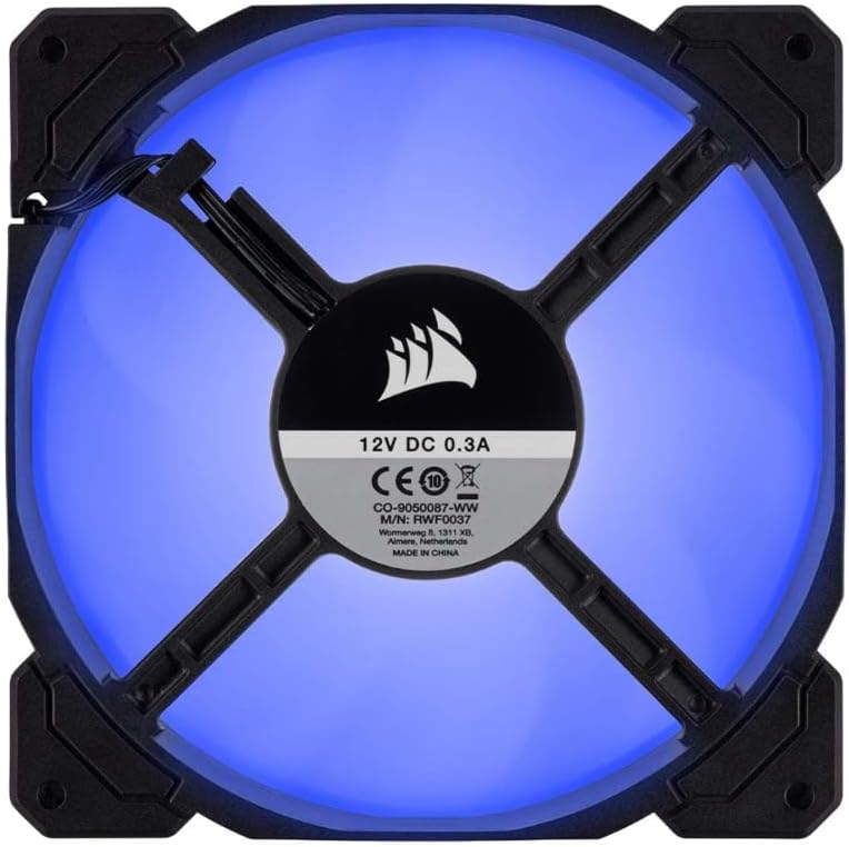 Corsair AF140 Air Series LED Geräuscharmer Lüfter (140mm, Doppelpack) blau Doppelpack Blau, Doppelpa