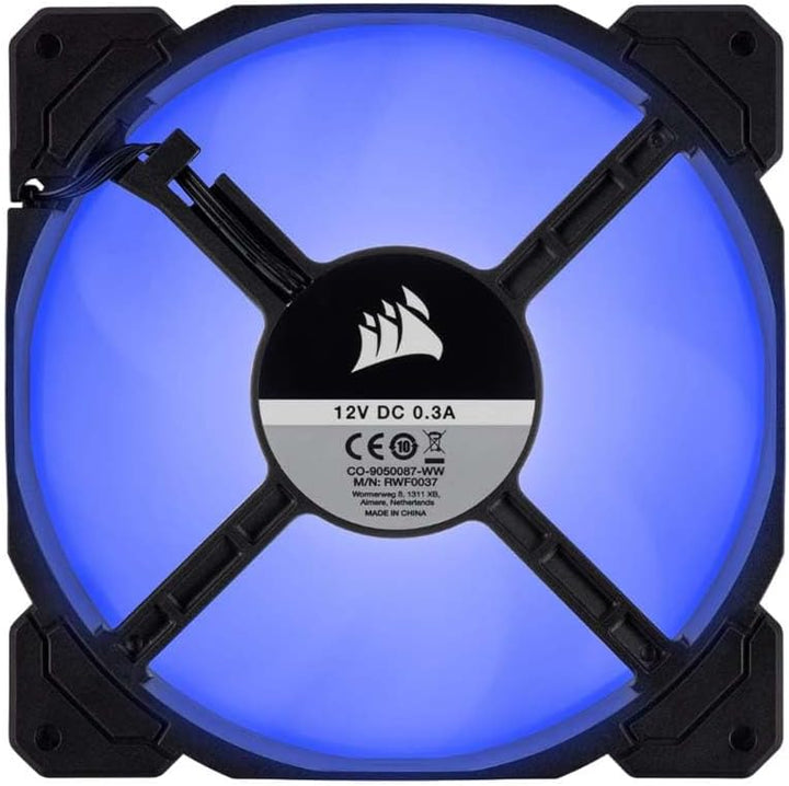 Corsair AF140 Air Series LED Geräuscharmer Lüfter (140mm, Doppelpack) blau Doppelpack Blau, Doppelpa