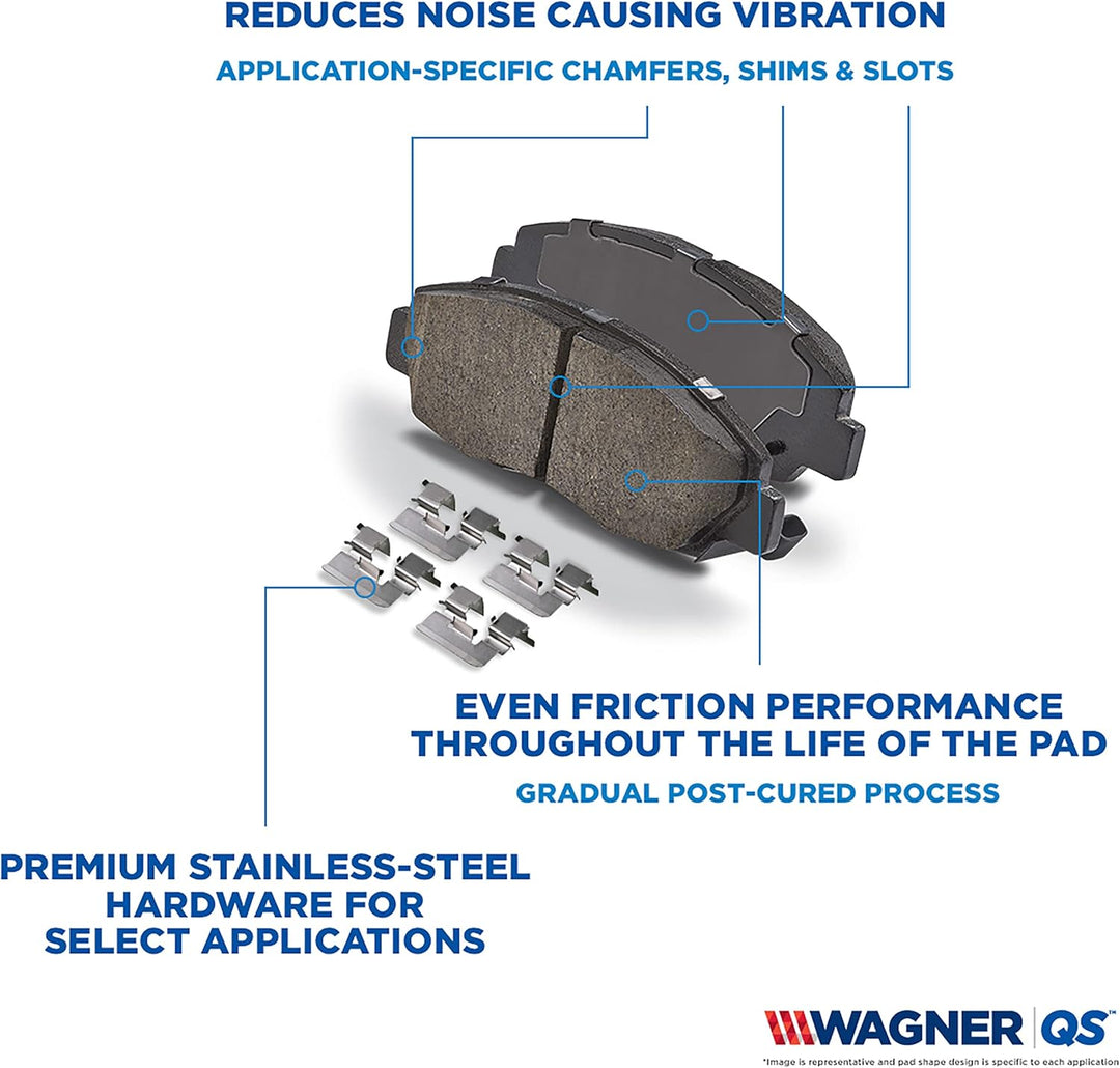 Wagner QuickStop ZD52 Keramik Scheibenbremsbelagsatz QS - Keramik ZD52, QS - Keramik ZD52