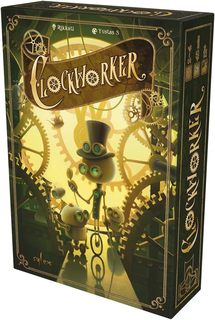 Sylex Edition | Clockworker | Kennerspiel | Strategiespiel | 2-4 Spieler | Ab 12+ Jahren | 45 Minute