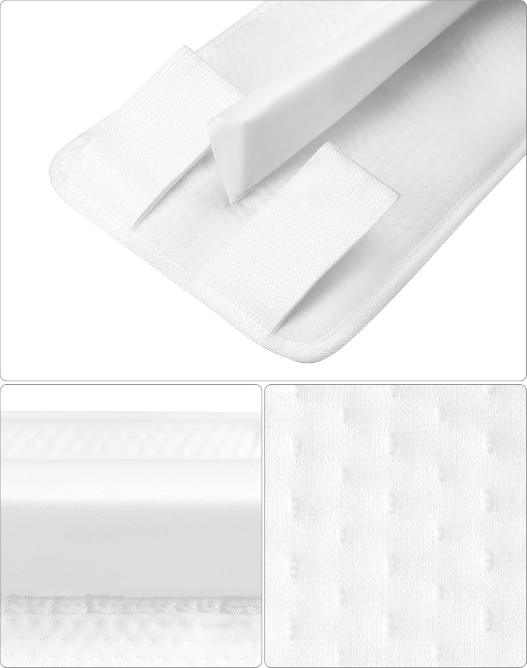 QWORK® matratzenverbinder, matratzen ritzenfüller, einfaches verbinden und erweitern des bettes, wei