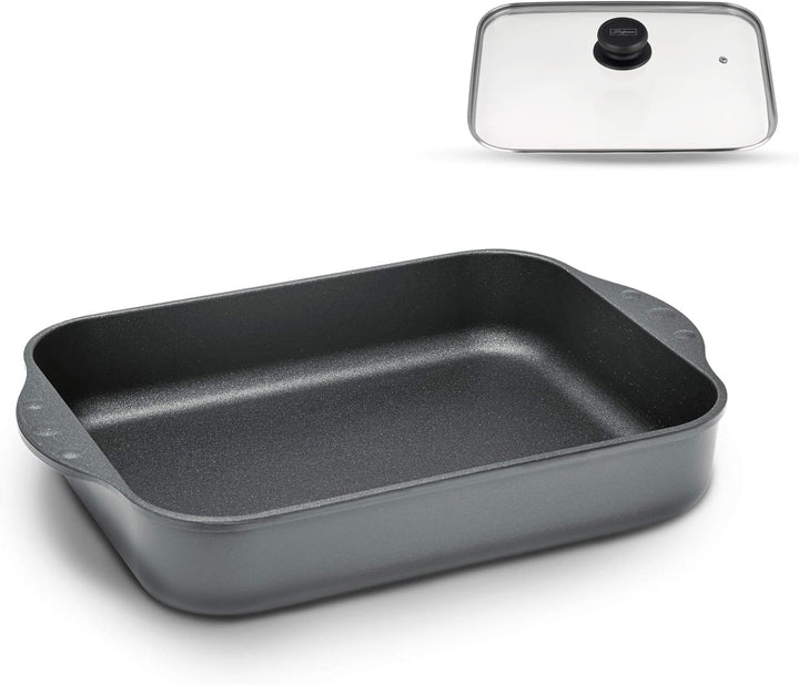 Hoffmann Hoffmann Aluguss Bratreine Auflaufform Induktion I Bräter Rechteckig 32x 24,5 x 6 cm Innenm