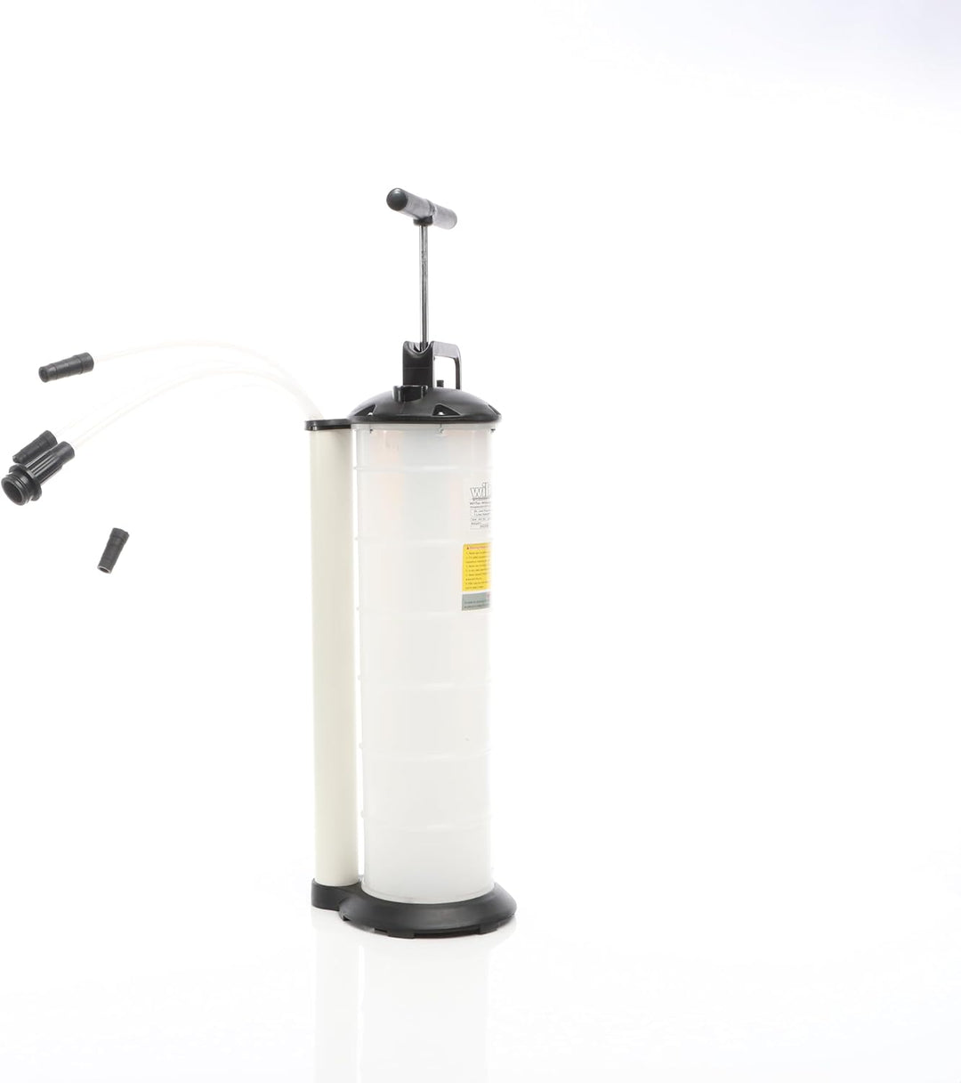 Wiltec Ölabsaugpumpe Flüssigkeitenabsaugpumpe 7 Liter inklusive Schläuche