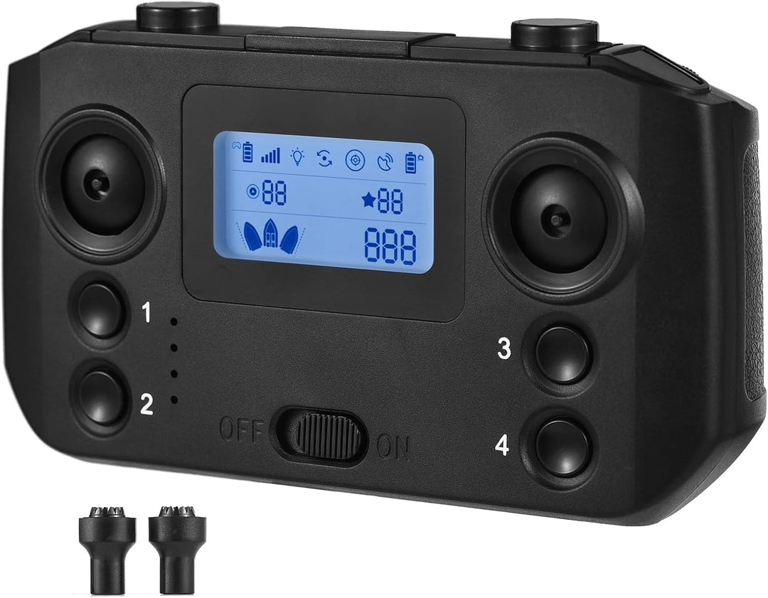 Kavolet Fernbedienung für GPS-Angelköderboot D19 D20 Dual-Hand-LCD