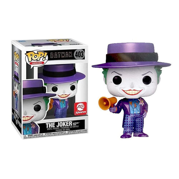 Funko Pop Batman 1989 The Joker AE Metallic Exclusive