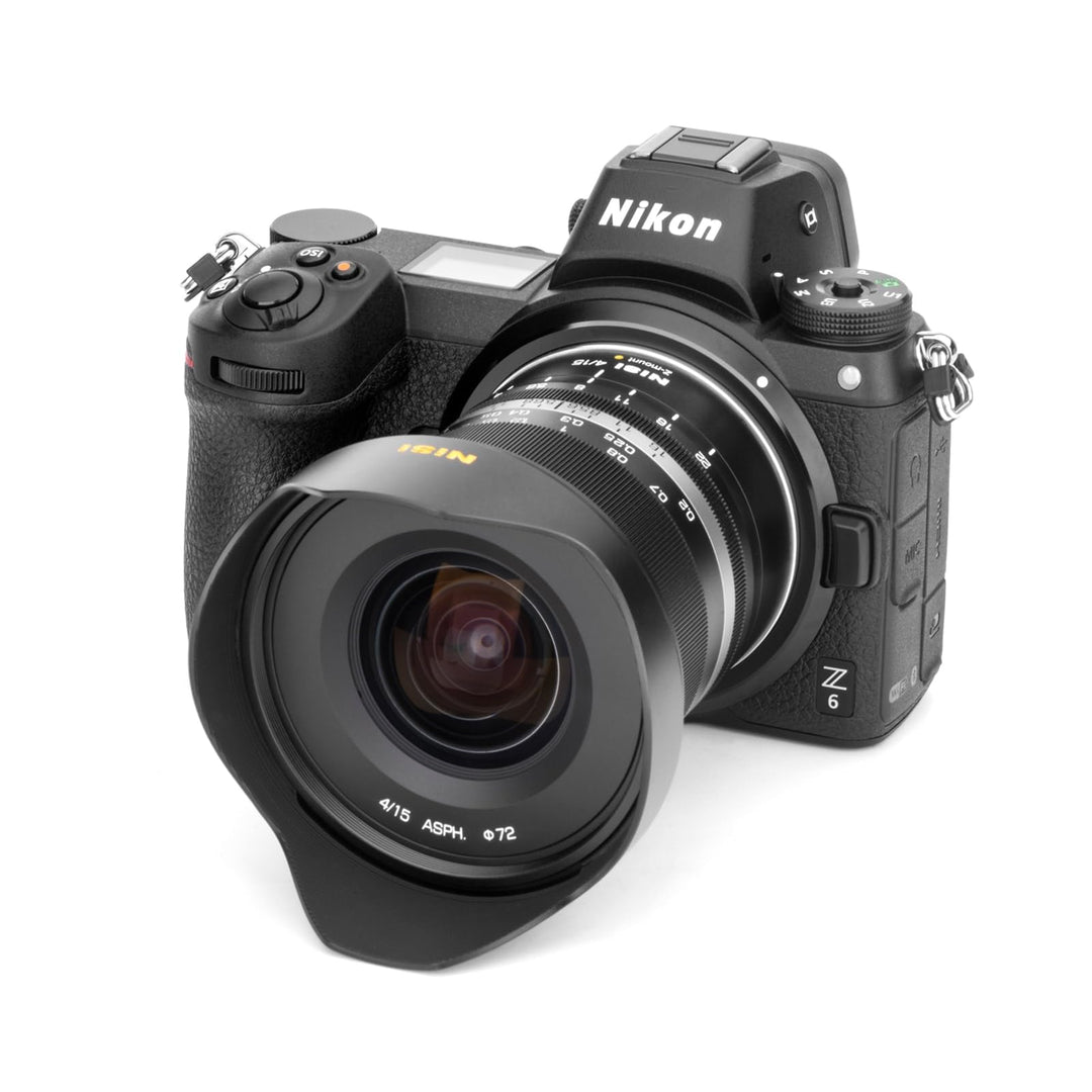 NiSi 15mm F4 ASPH Ultra-Weitwinkel Vollformat Objektiv für Sony E-Mount/Nikon Z-Mount/Cannon RF-Moun