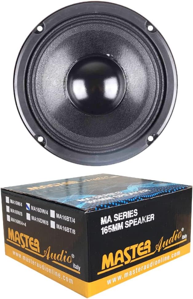 MASTER AUDIO 1 MA16DW/4 MA 16DW/4 Profi-tieftöner 16,5 cm 165 mm 6,5" 150 watt rms und 300 watt max