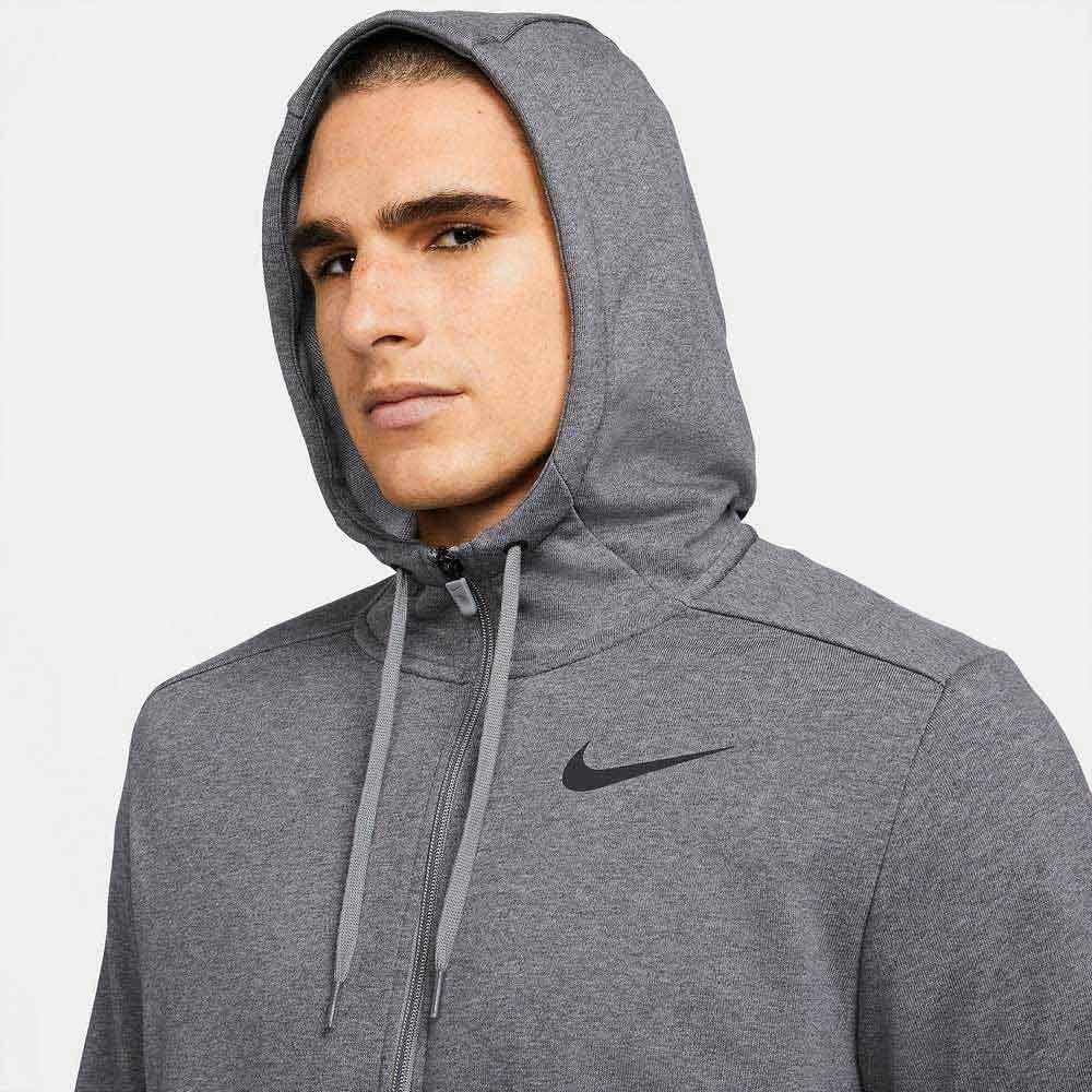 Nike CZ6376-071 M NK DF HDIE FZ FL Sweat Mens Charcoal Heathr/(Black) M
