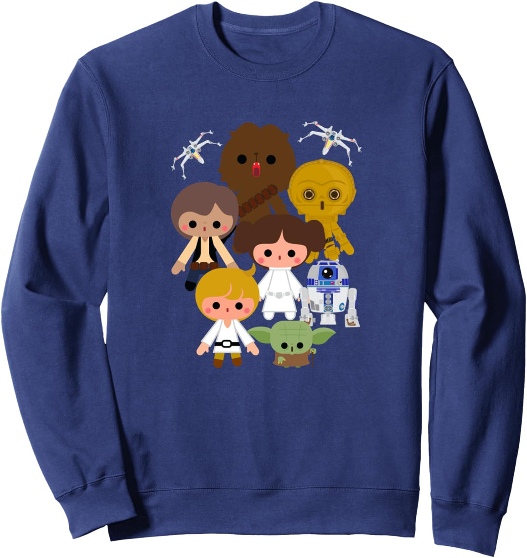 Star Wars Cute Kawaii Style Heroes Sweatshirt