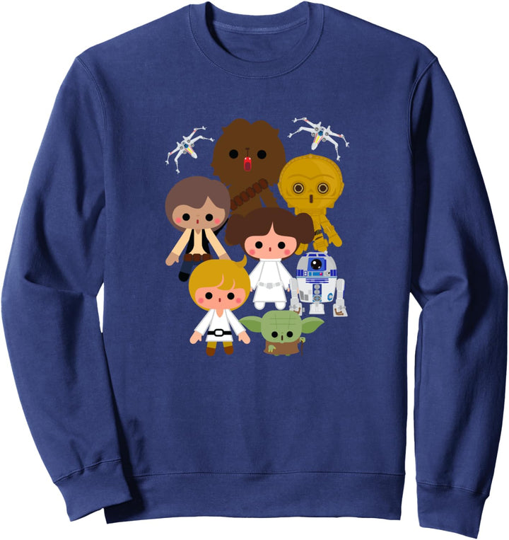 Star Wars Cute Kawaii Style Heroes Sweatshirt