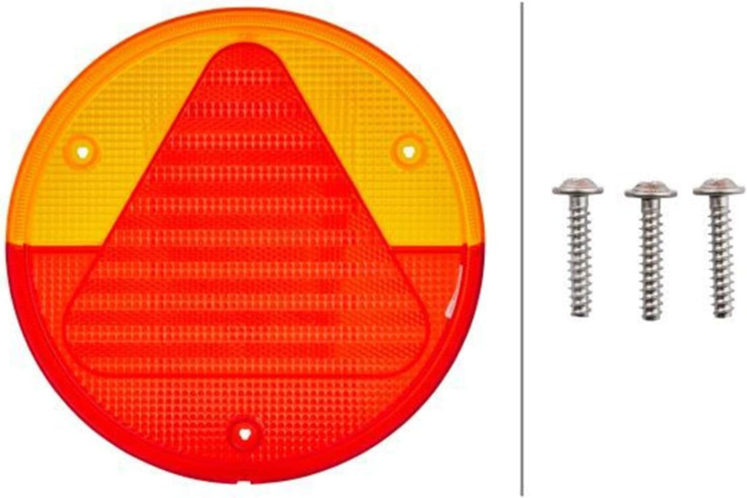 HELLA - Heckleuchte - Glühlampe - 12V - Anbau/geschraubt - Lichtscheibenfarbe: rot/gelb - Kabel: 800
