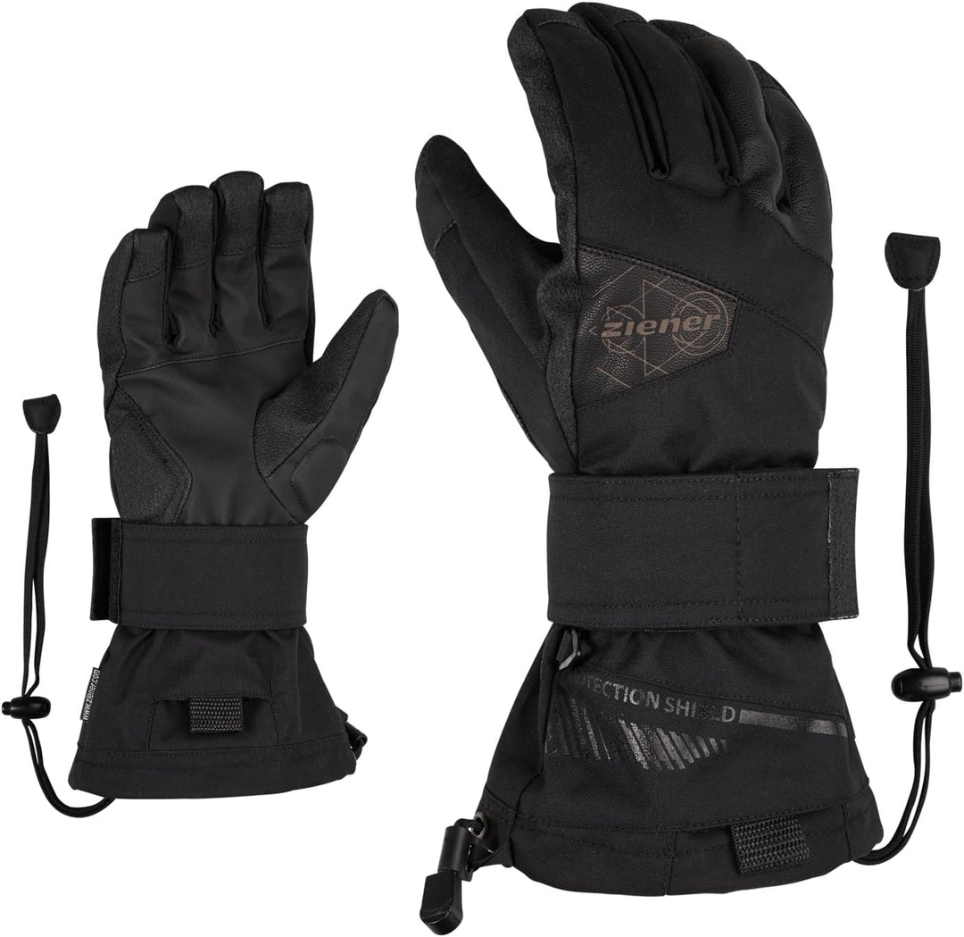 Ziener Maximus As Snowboard-Handschuhe/Wintersport | Wasserdicht, Atmungsaktiv, Protektor Innenseite