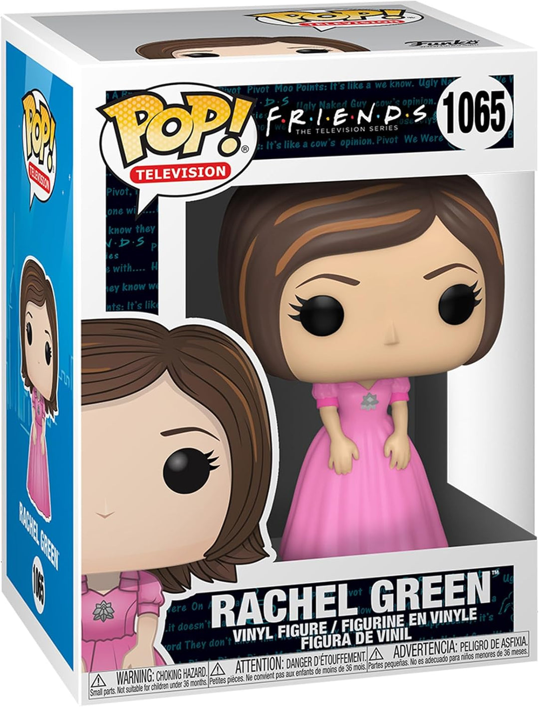 Funko Pop! TV: Friends-Rachel Green in Pink Dress - Vinyl-Sammelfigur - Geschenkidee - Offizielle Ha