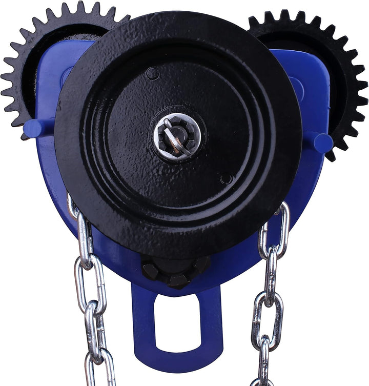 Pallit Laufkatze GEARED | 1000 kg Tragkraft | 80-125 mm Flanschenbreite | Krankatze Handfahrwerk + H
