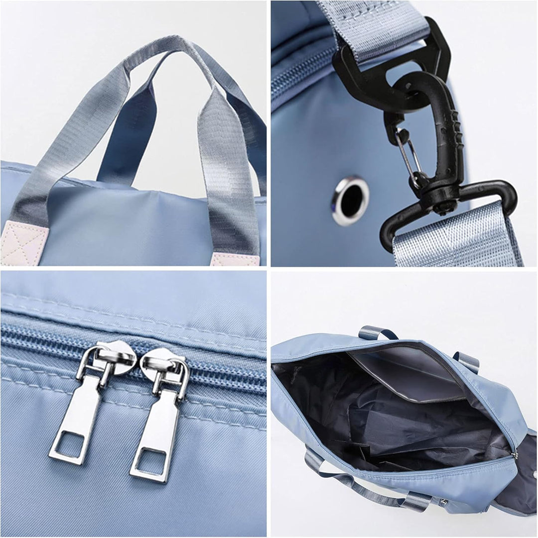 Keyck Sporttasche Damen Herren Reisetasche mit Schuhfach und Nassfach Gross 40L, Faltbar Wasserdicht