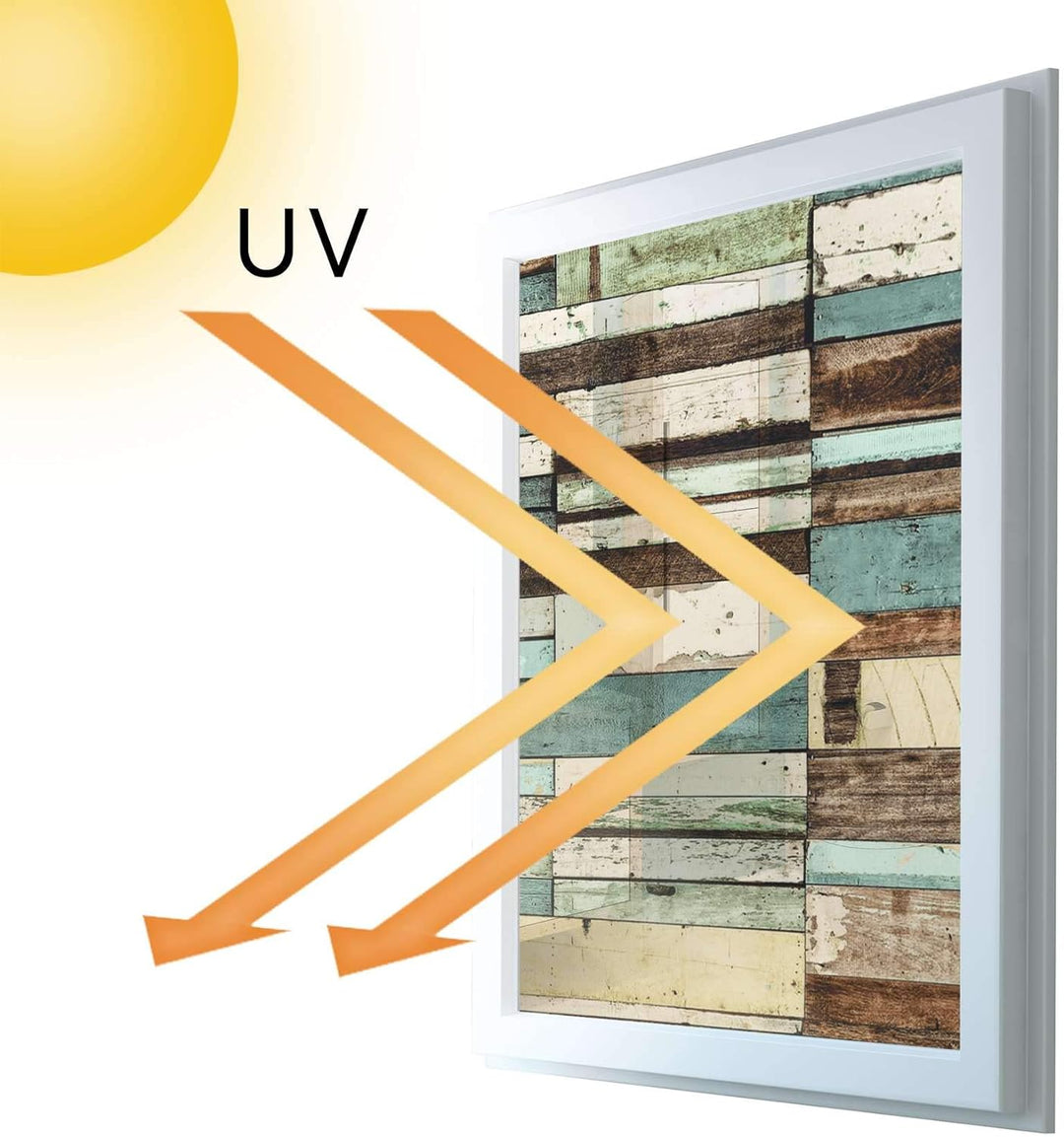 Fensterfolie Sichtschutz I Hochwertige Klebefolie für Fenster - Sticker I Deko Folie für Küche, Bad,