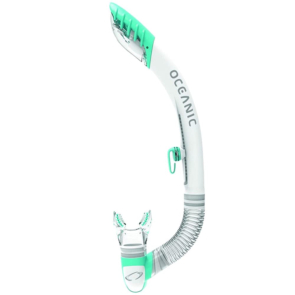 Oceanic 07.1224.89 - Ultra Dry 2 Schnorchel, Weiss/Meeresblau