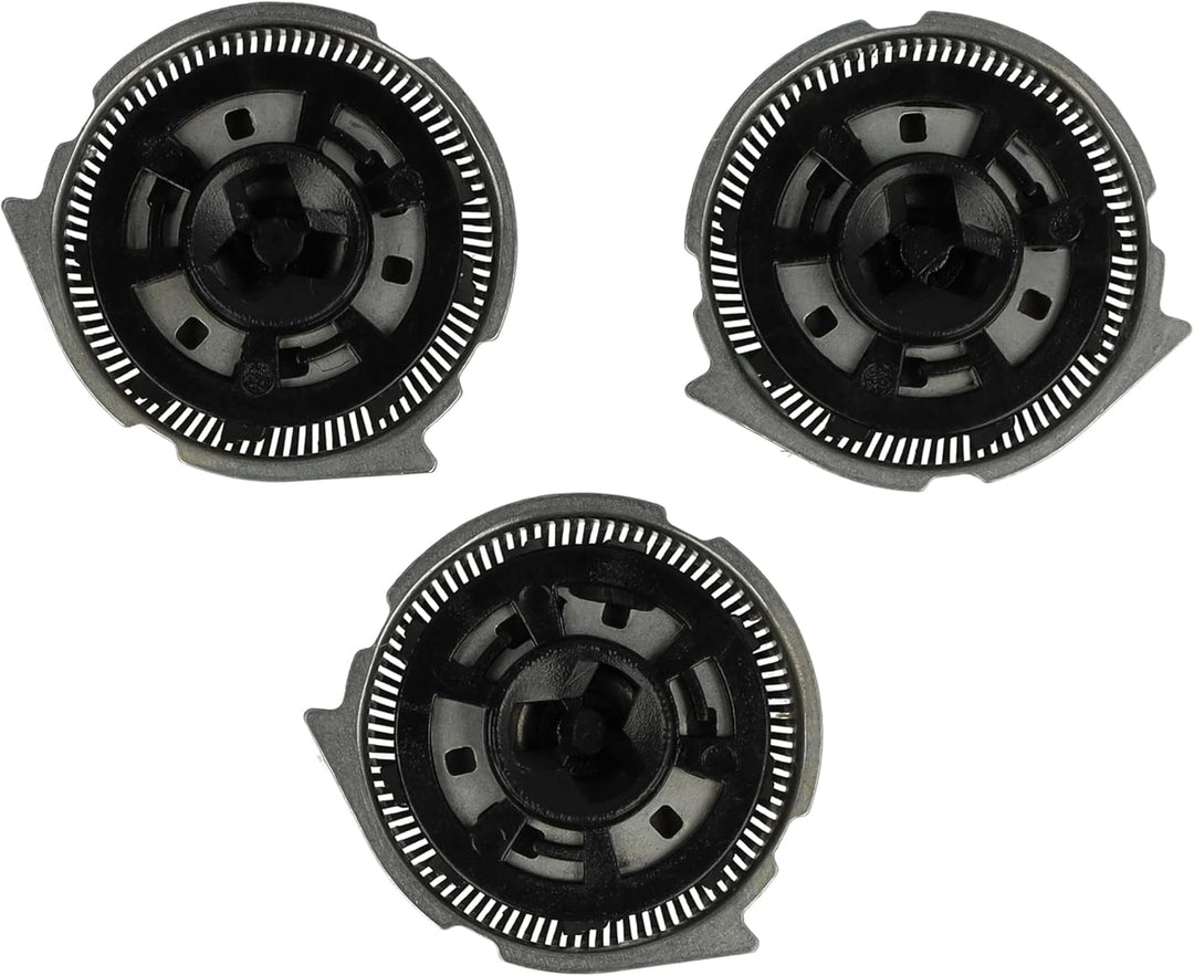 vhbw 6x Ersatz-Scherköpfe kompatibel mit Philips S3562, S3570, S3550, S3560, S3561, S3551, S3552 Ele