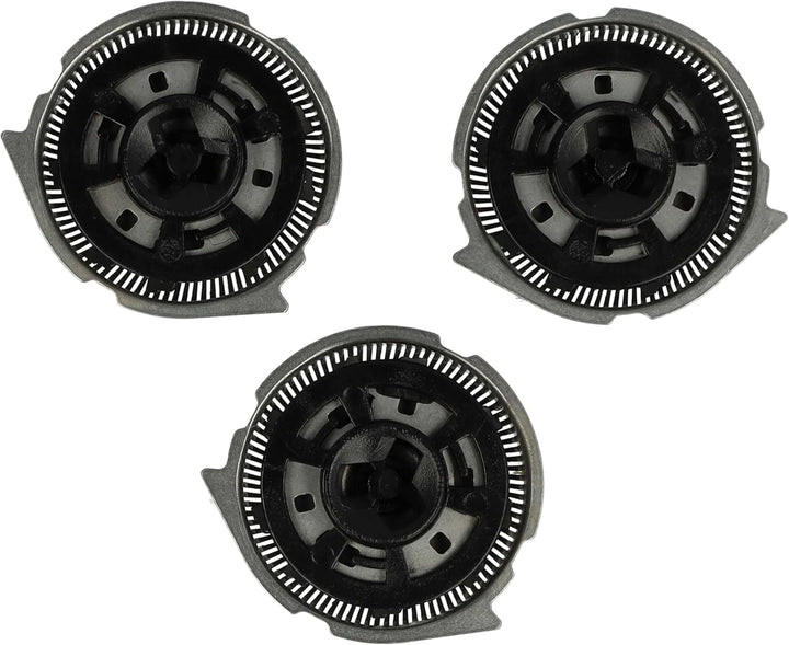 vhbw 6x Ersatz-Scherköpfe kompatibel mit Philips S3562, S3570, S3550, S3560, S3561, S3551, S3552 Ele