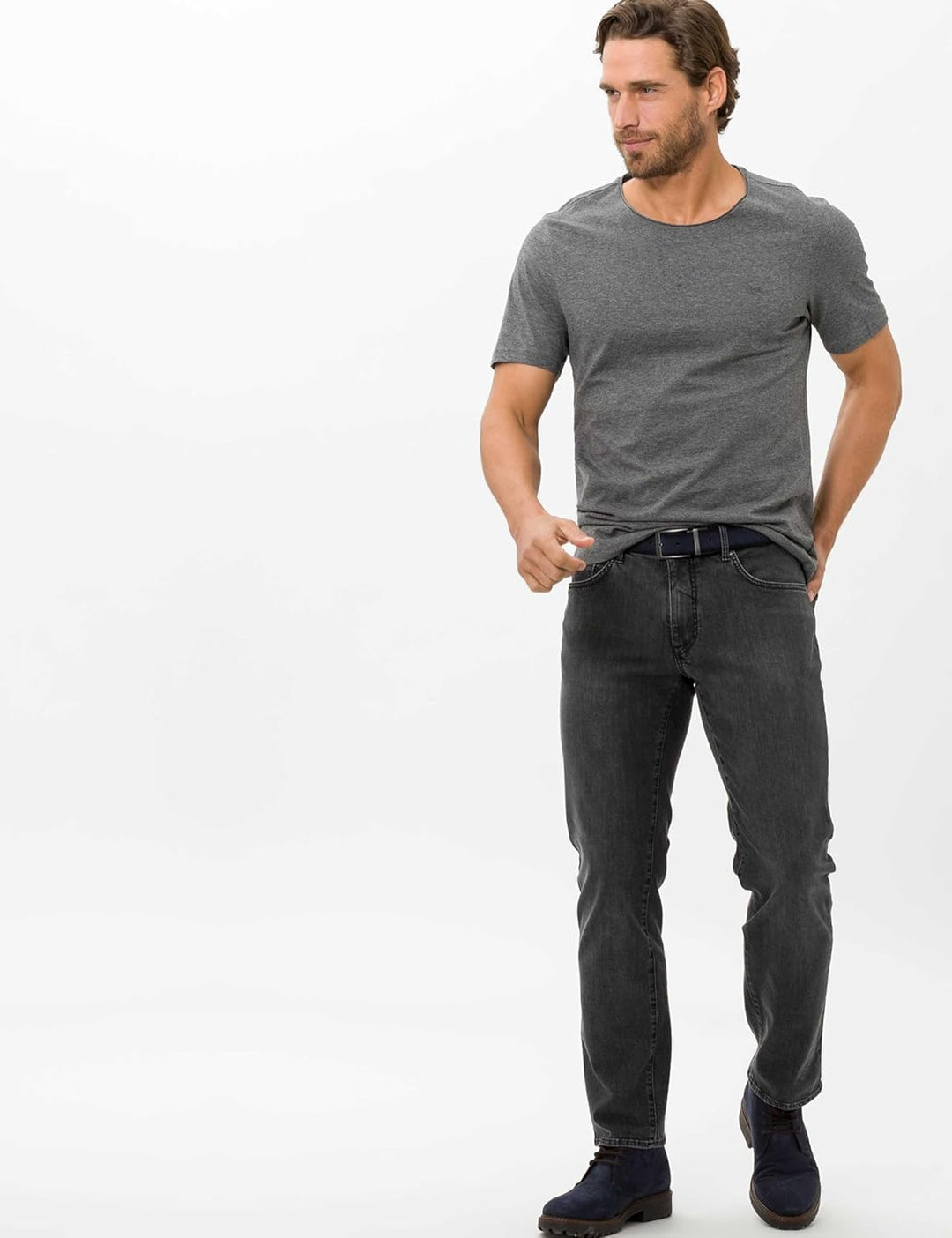 BRAX Herren Style Cadiz Masterpiece Five-Pocket Jeans 40W / 36L Grey Used, 40W / 36L Grey Used