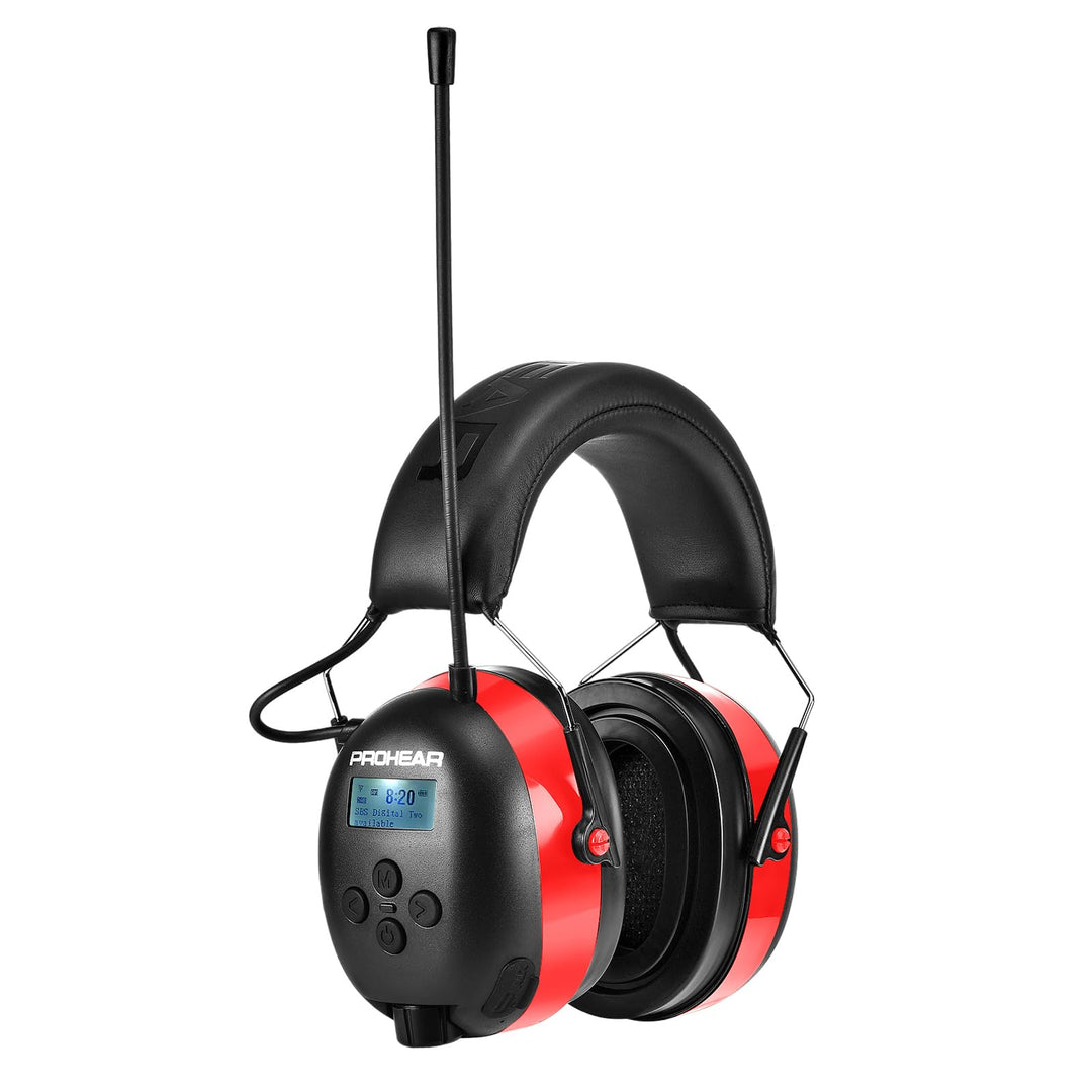 PROHEAR 033A (Upgraded) Gehörschutz mit Radio DAB +/Bluetooth/FM, Kopfhörer mit Radio mit Eingebaute