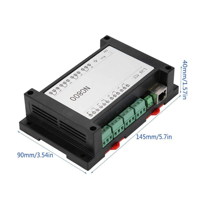 RJ45 TCP/IP-Fernbedienungsmodul 8-Kanal-Relaisschalter 250V/AC 10A 5,7 × 3,54 × 1,57 "kann Schalter